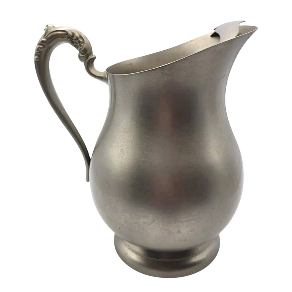 Vintage F B Rogers Provincetown Pewterlite Water Pitcher